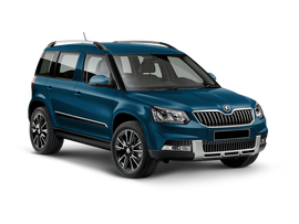 Skoda Yeti Outdoor Цвет: Синий Storm Blue металлик
